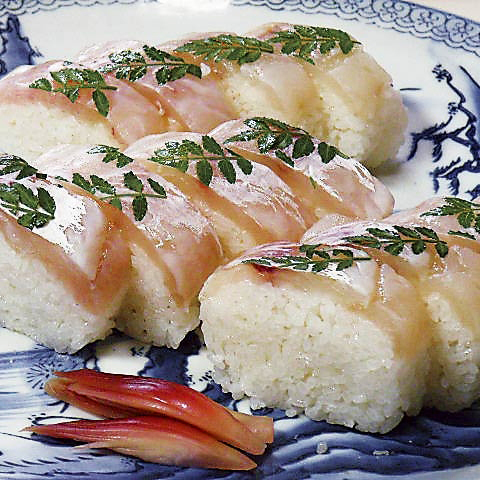 京の甘鯛の棒寿司